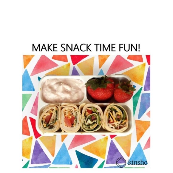 Bento Box New in Package Red with 3 compartments BPA free dishwasher micro safe - Picture 7 of 12